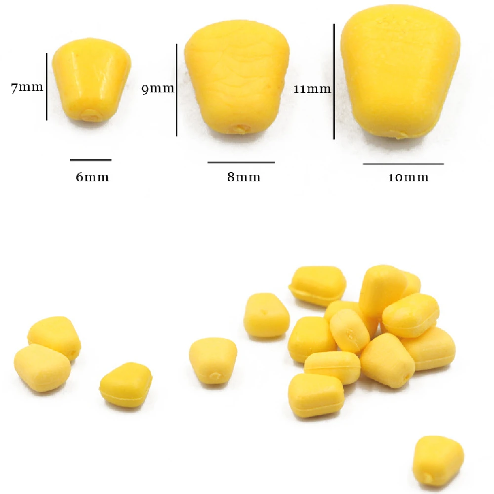 12pcs Carp Fishing Bait Corn Shape Artificial Fake Bait Pop Up Floating Corn Bait Boilies For Carp Rigs Bait Feeder Accessories