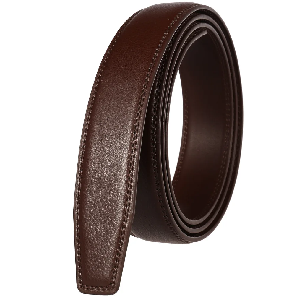 New Luxury Brand Belts for Men High Quality Male Strap Genuine Leather Waistband Ceinture Homme,No Buckle