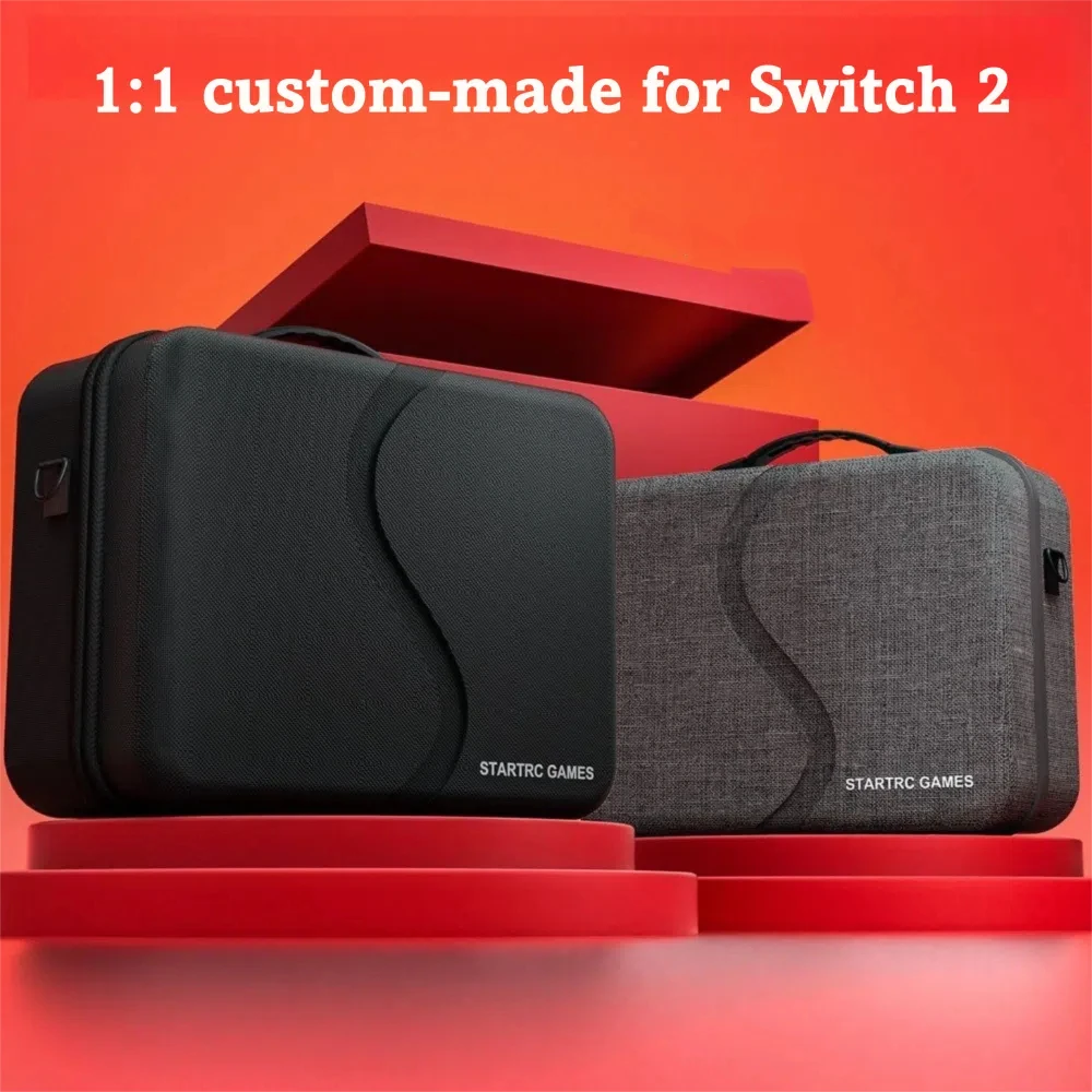 

Nylon Game Console Storage Bag Accessory Storage Portable Game Protective Case Wear-resistant Waterproof for Switch 2