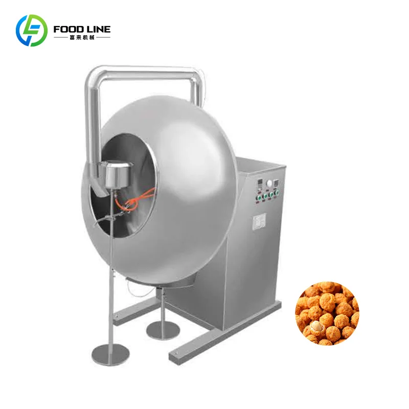 High Efficiency Pump Powered Candy Coating Sugar Coating Machine Motor Core Coating Machine Customize