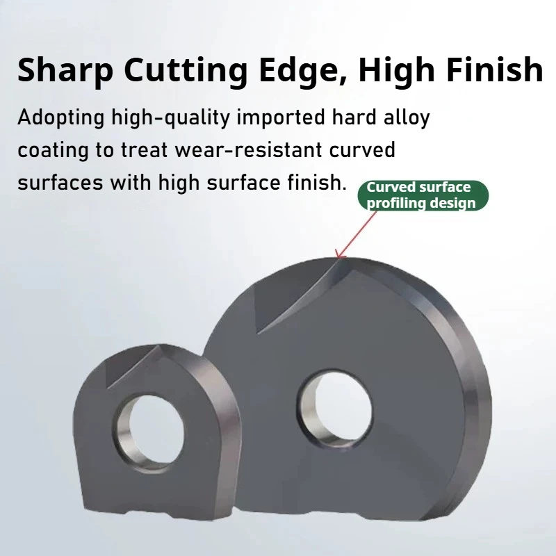 High Quality Universal Ball Blade T2139 R4-R12.5 Semi-circular Carbide Insert P3200 for CNC Tool