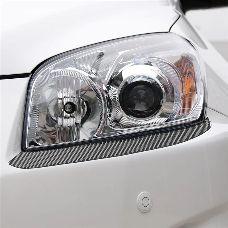 

Крышка для бровей и век из углеродного волокна для Toyota RAV4 2006-2012, аксессуары для внешнего стайлинга