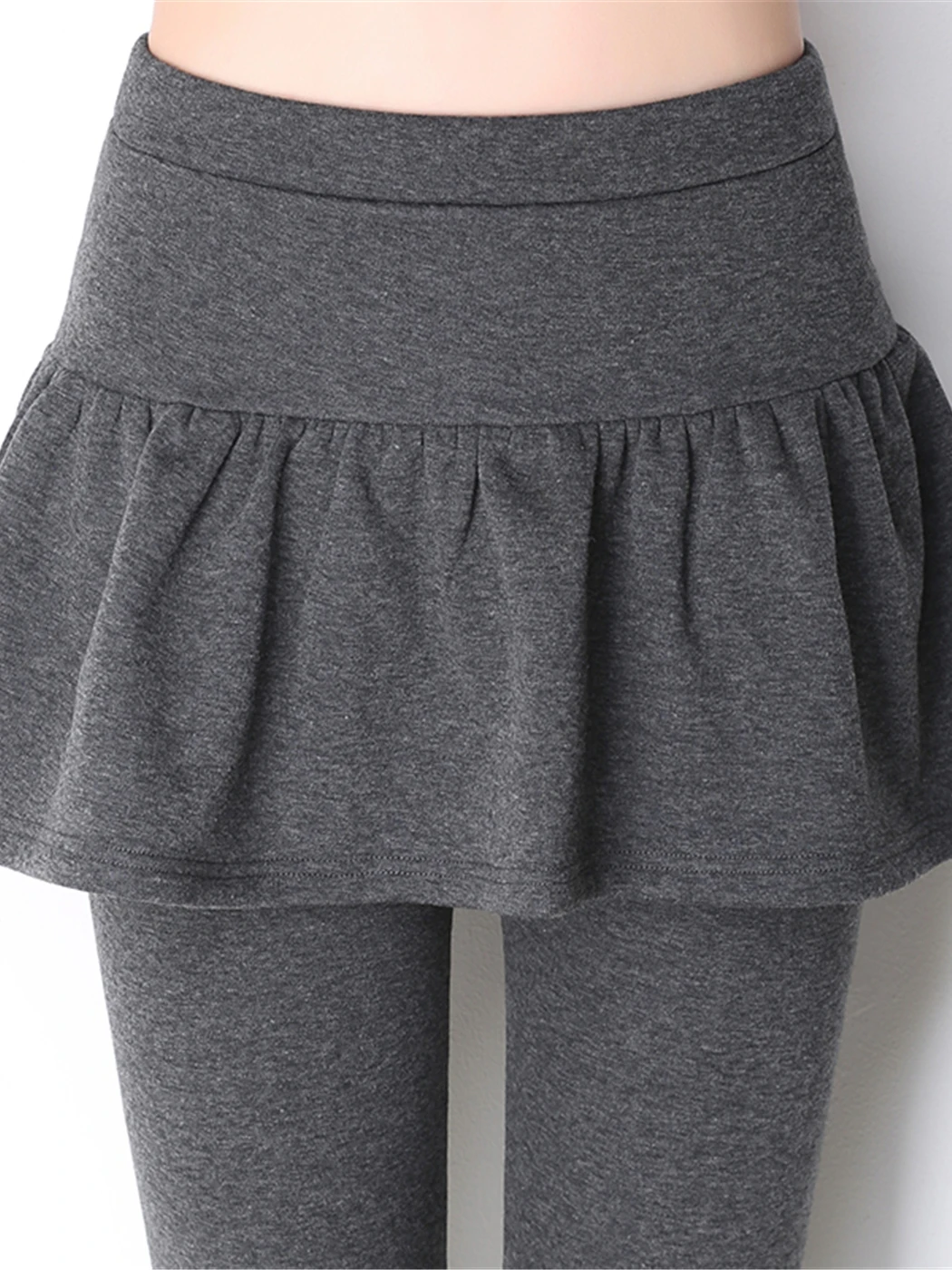 High Waist Integrated Slimming Pants Women's Base Layer Pants Outerwear Winter Fashion Skirt Pants Stylish plus Size