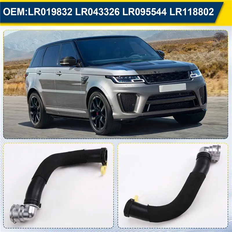 Upper Radiator Coolant Hose For Land Rover Discovery LR4 Range Rover Sport 3.0L TDV6 LR043326 LR095544-N29R