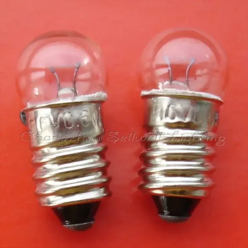 

2024 New Rushed Professional Ce Edison Lamp New!miniature Lamps Lighting 6v 0.6w E10 Free Shipping A534