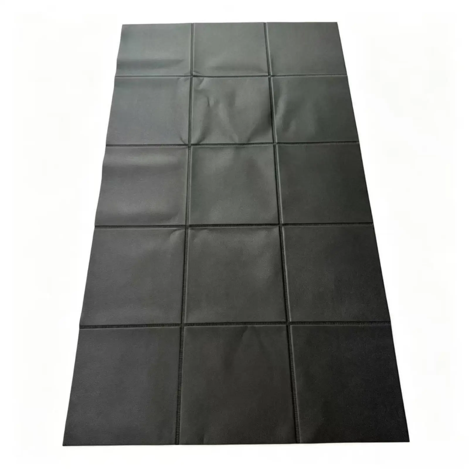 Heavy Duty Gym Floor Mat Foldable PVC Anti Slip Pad for Fitness Equipment Treadmill Protector Scratch Resistant