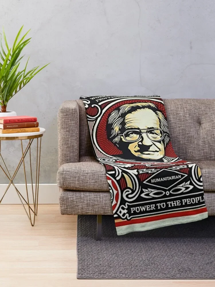 Noam Chomsky Throw Blanket Tourist Thermal bed plaid Blankets