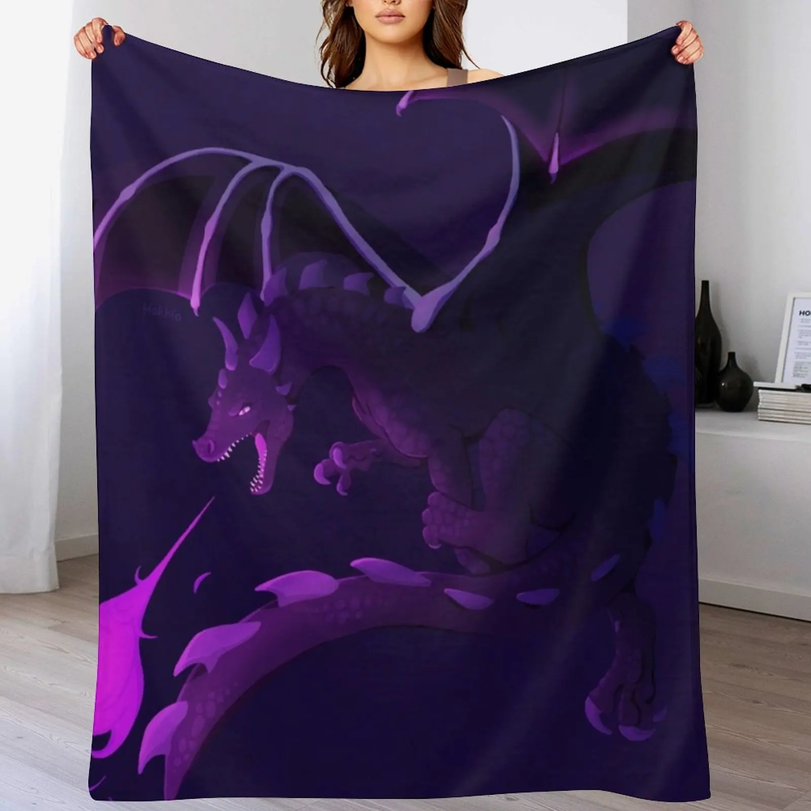 Ender Dragon Throw Blanket for sofa Soft Plaid Beach Blankets