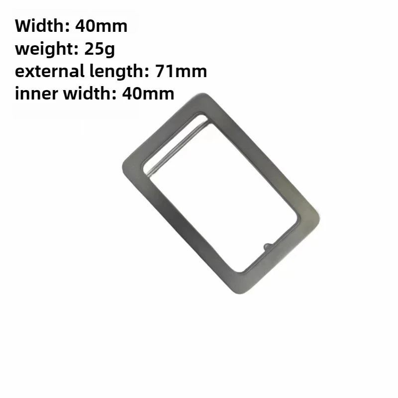 التيتانيوم النقي حزام مشبك 3.5 سنتيمتر واسعة شقة دبوس مشبك 3.8 سنتيمتر غير قابل للصدأ التيتانيوم معدن المضادة للحساسية الرجال النساء تنوعا حزام مشبك #6