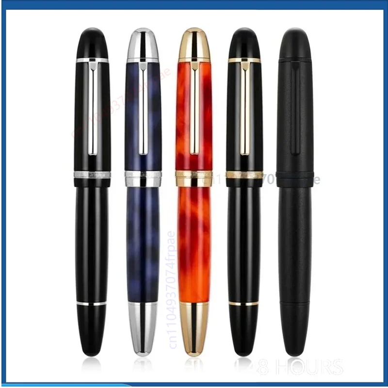 

For Jinhao X169 Fountain Pen Big Iridium Nib Screw Cap Full Metal Barrel Business Office Adult Calligraphy Writing Pen