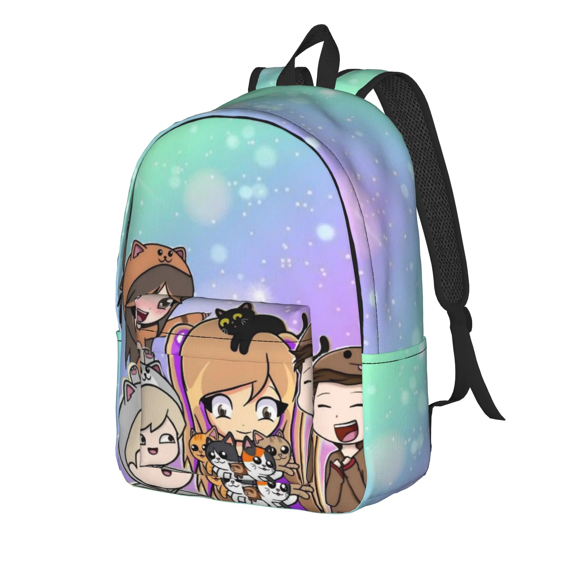 Lyna Vallejos Gamer Teenage Backpack Lightweight High School Business  Daypack for Men Women College Canvas Bags