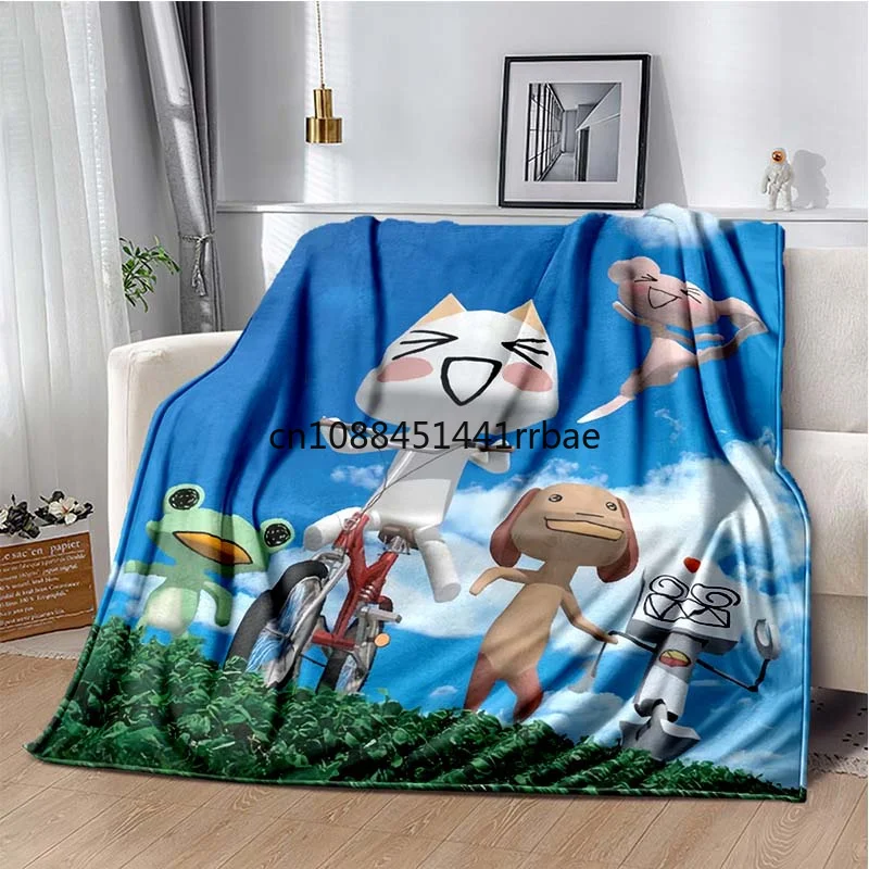 

ToroS Inoue/ Cat Wallpaper Cartoon Logo Children Blanket,Soft Warm Sports Yoga Sofa Bed Blankets,boys and Girls Brithday Gift,