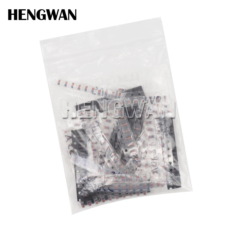 340pcs 1/2W LL34 SMD Zener Diode Assorted Kit 0.5W 2V - 47V 34Values Each 10pcs DIY Sample Pack