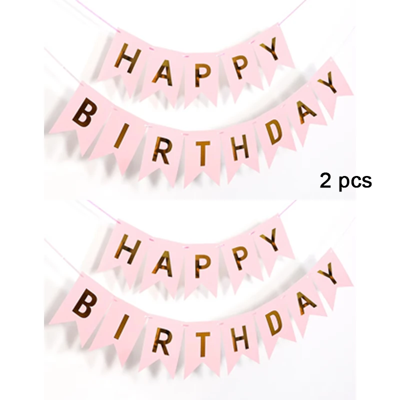 Alles Gute zum Geburtstag Luftschlangen Heißprägen Schwalbenschwanz Pull Flagge Wohnzimmer Garten Mall Café Kinder Geburtstag Party Dekoration Banner