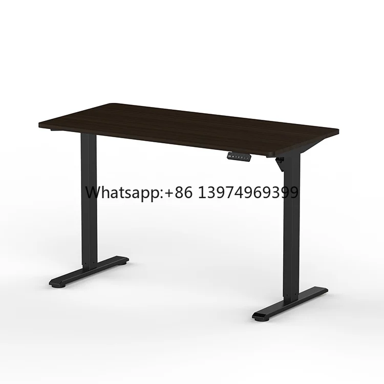 Top Sale Steel Standing up Office Desk Telescopic Height Adjustable Computer Desk Frame Home Office Staff Workstation