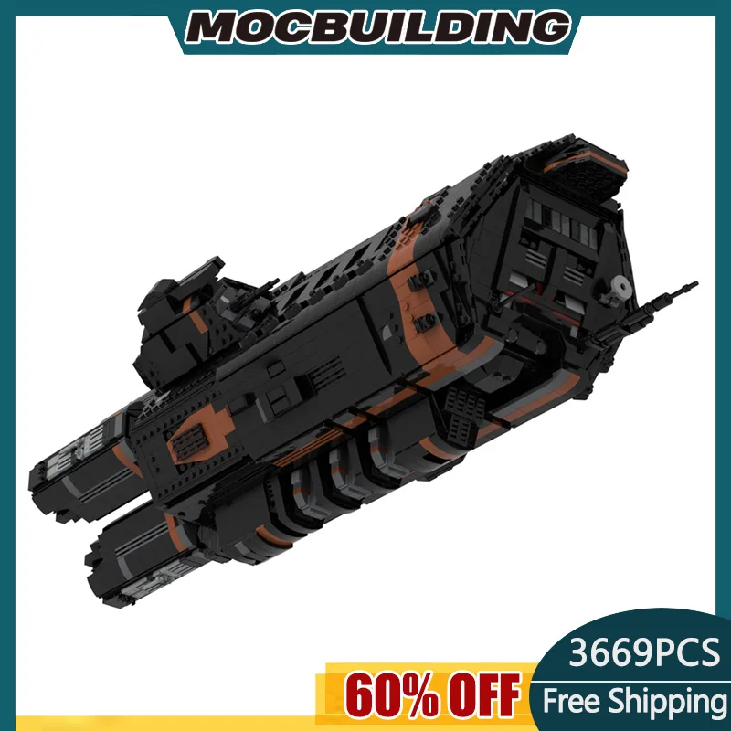 MOC Building Block MCRN Scirocco Technology Bricks DIY Assembled Science Vessel Space Model Display Toys Holiday Gifts 3669PCS