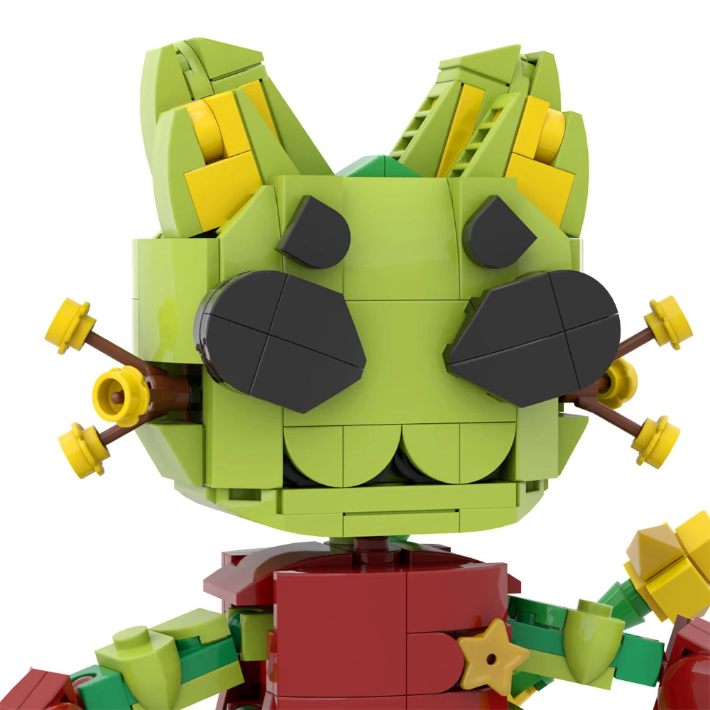 Gnarpys Building Blocks Model Set para Crianças e Adultos, Presentes de Halloween, Figuras de Jogos de Terror, Brickheaders, Brinquedos