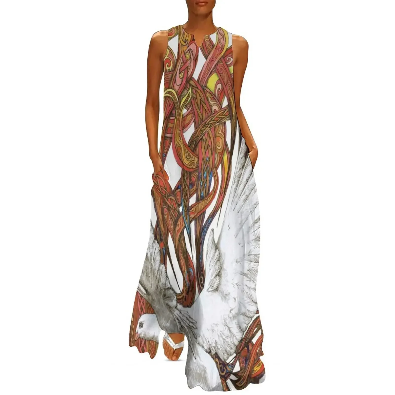 

Spirit of God Long Dress long sleeve dress festival outfit women wedding guest dress 2025 wedding dresses for woman