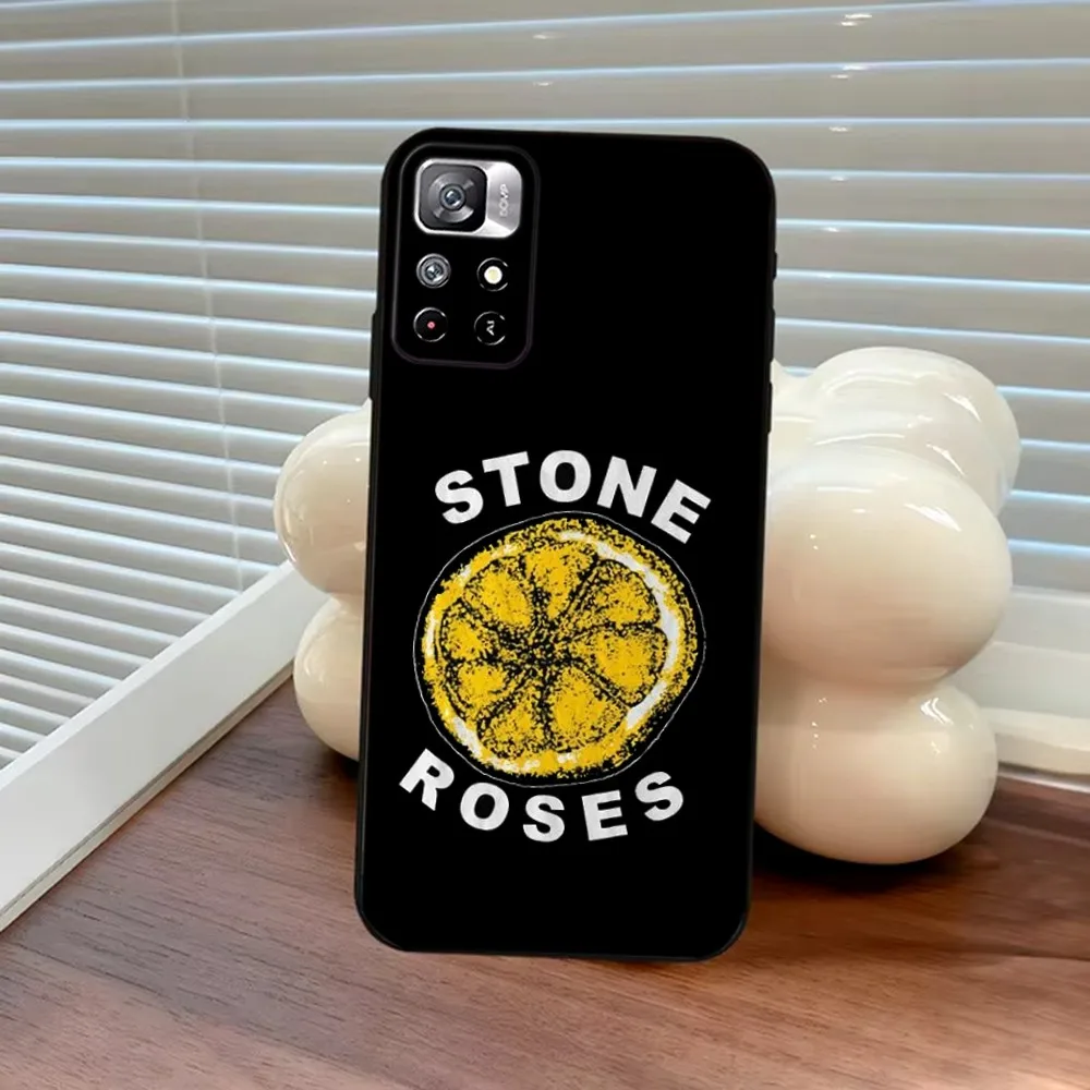 Band The S-Stone  R-RosesS Phone Case For Samsung S25,S24,S23,S22,S21,FE,S30,S20,S10,Plus,Ultra,Lite 5G Silicone Cover