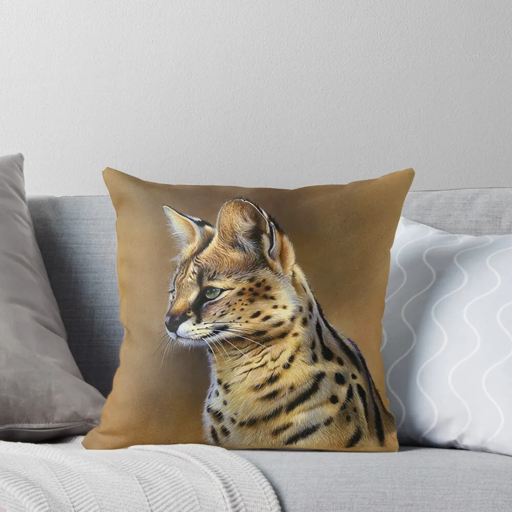 

Serval Throw Pillow Rectangular Cushion Cover Pillows Aesthetic Covers For Sofas pillow