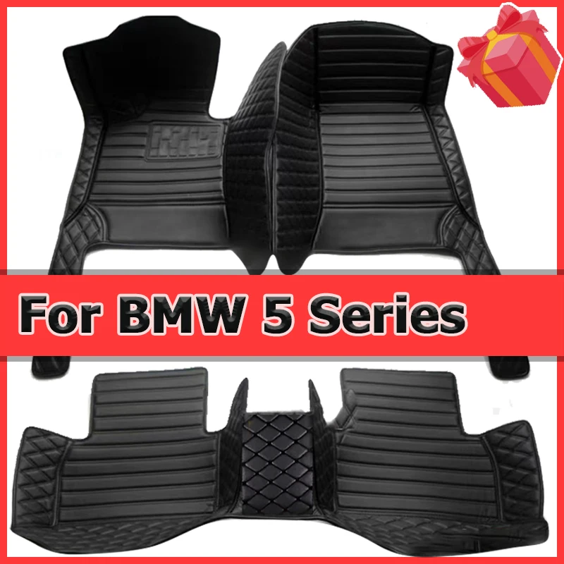 Car Mats Floor For BMW 5 Series E34 1988~1996 Waterproof Car Carpet Floor Mats Cubre Pisos Para Autos Car Accessories Interior