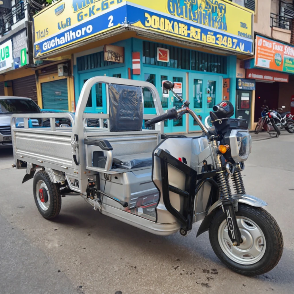 

China Adults Three-Wheeled Electric Tricycle Agricultural Cargo Mini Truck with Closed Body Multiple Uses for Moto Cargo Trike