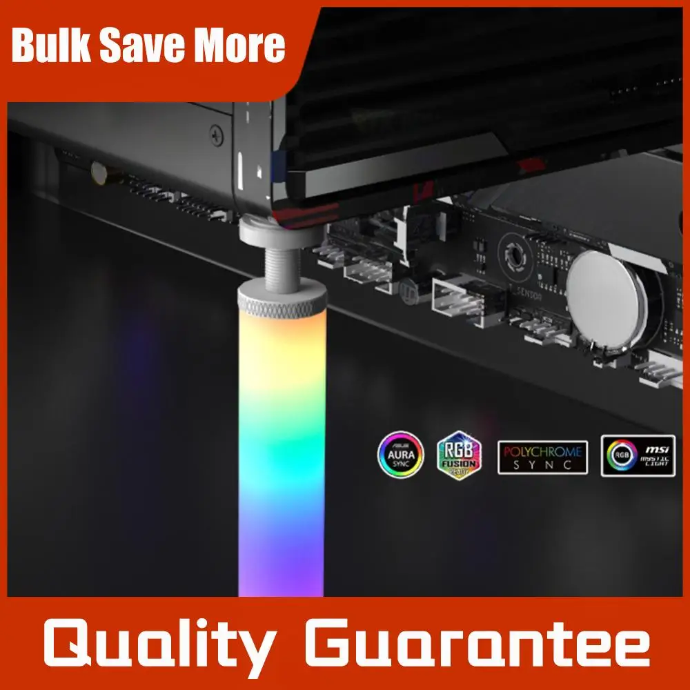 

5V 3Pin ARGB Graphics Card GPU Brace Adjustable Telescopic Rotary GPU Support Bracket Aluminum Alloy Desktop PC Accessory