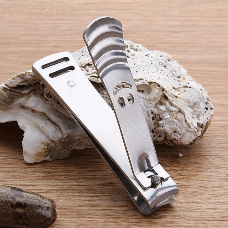 Cortauñas cortador de uñas, cortaúñas de acero inoxidable, recortador dedo del pie manicura tijeras de uñas herramienta pinza para cutículas