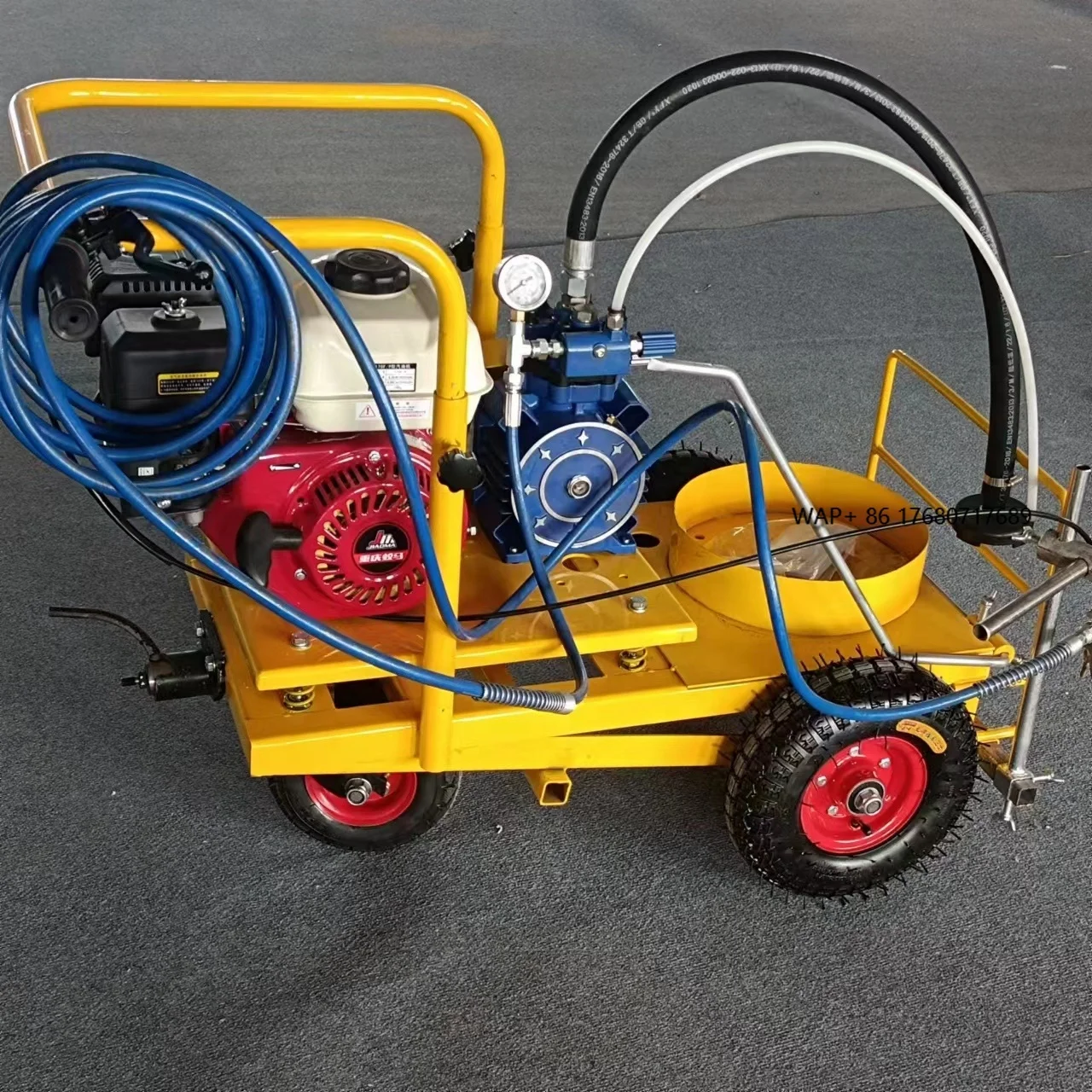 Road Marking Line Machine Efficient with Best Visibility Featuring Engine As Core Component