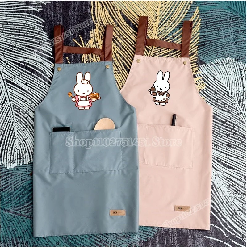 Фартук-miffy-kawaii-с-мультяшным-рисунком-для-кухни-дома-выпечки-ресторана-барбекю-кафе-Милые-водонепроницаемые-фартуки-для-женщин-и-мужчин-Повседневные-подарки-для-дома