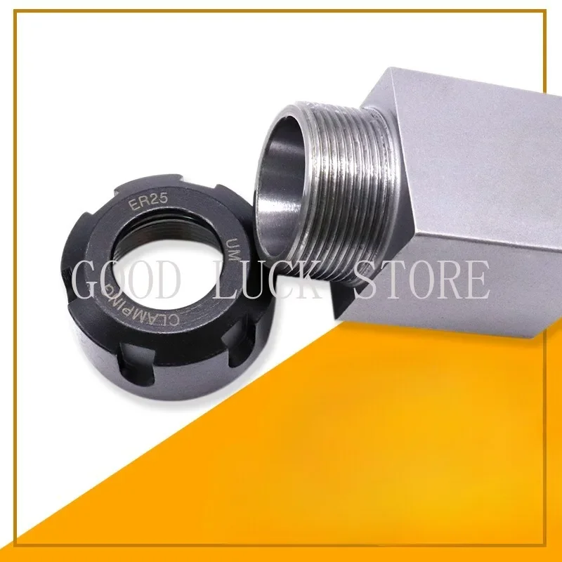 ER40 ER32 ER25 Square Collet Chuck Holder  Block for Lathe Engraving Machine Spring Chuck Collet Holder Hex ER32 ER40