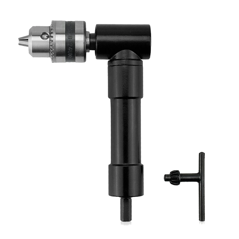 

90 Degree Right Angle Electric Drill Three-Jaw Chuck Corner Impact Drill Right Angle Bend Extension Adaptor