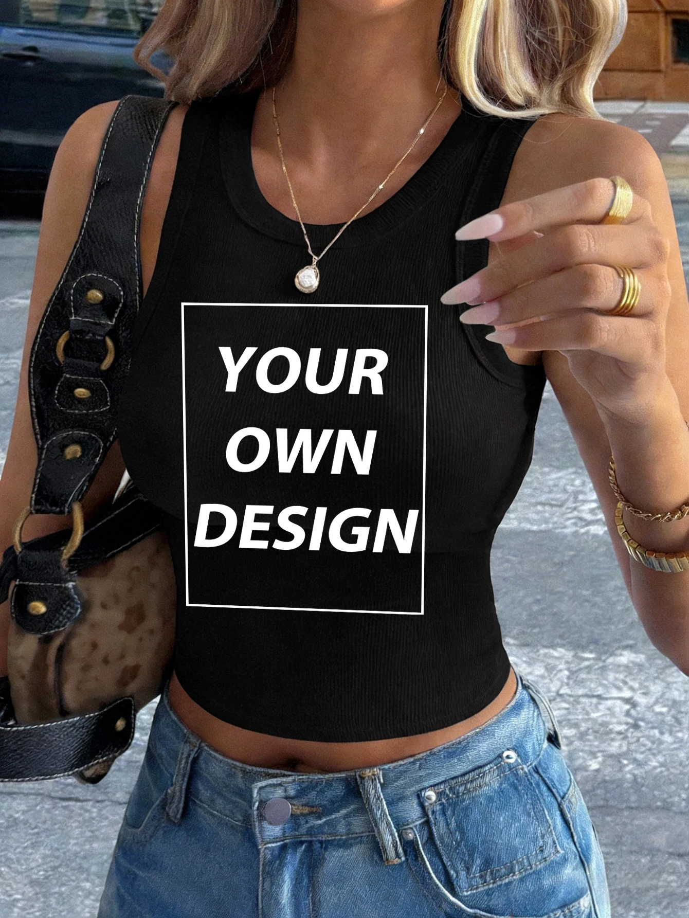 Anpassen Druck Baumwolle Weste Frauen Sommer Outfits Enge Und Sexy Tank Tops Gestrickte Unten Hemd Und Ärmelloses Top Für Oberbekleidung