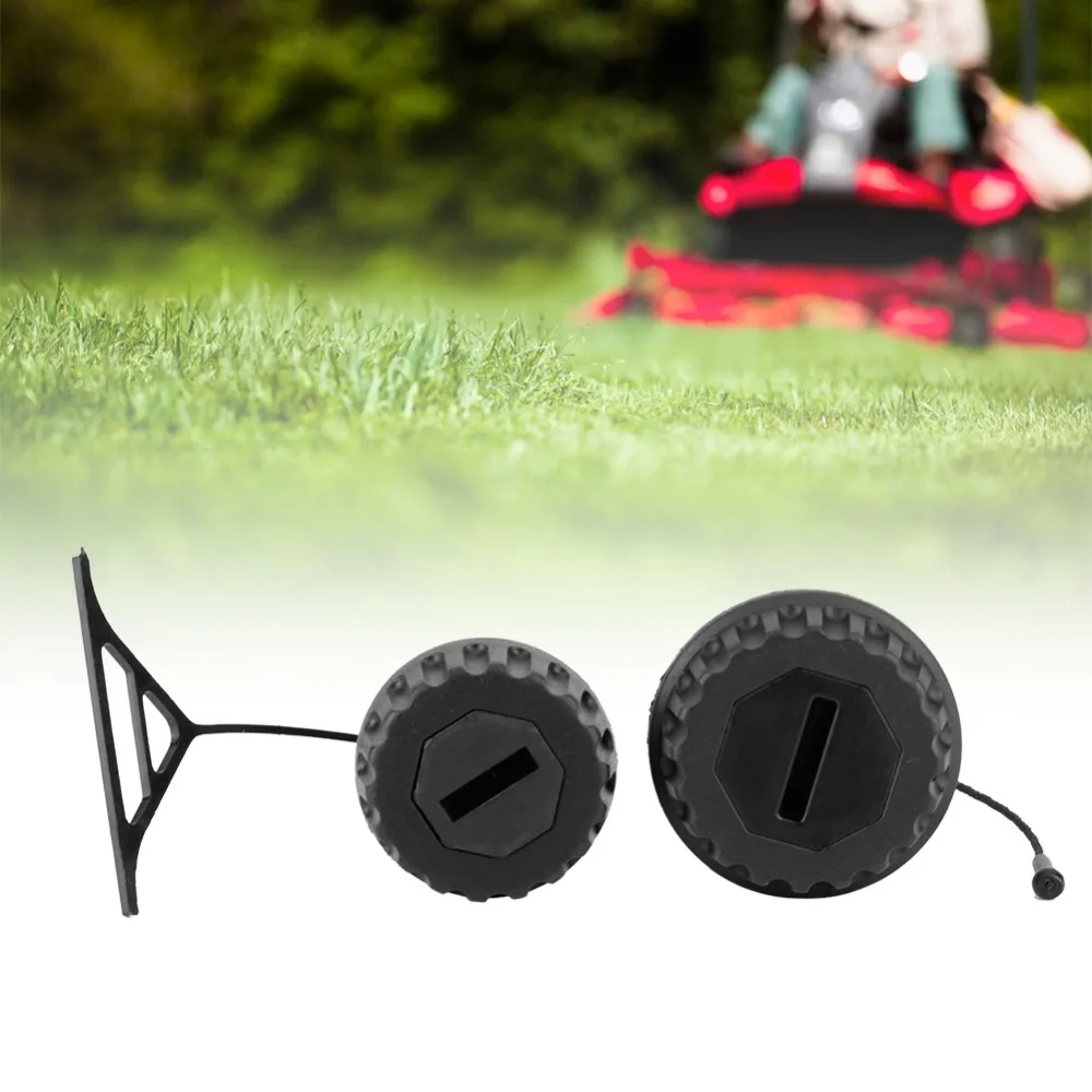 2SET Plastic Fuel Cap Replacement Black Compact Chainsaw Replacement Accessories Easy to install for Stihl 064 066 084 088