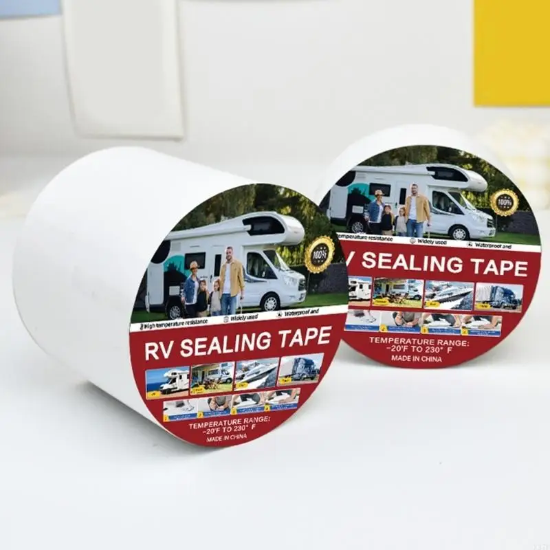 5M/15M Length Heavy Duty RVs Roof Repair Tape Waterproof Sealant Tape For Campers Trailer And Motorhome Leak X37F