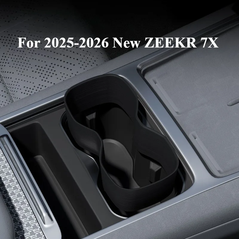 

For 2025-2026 New ZEEKR 7X Car Cup Holder Expander Cup Limiter Holder Stand Car Interior Accessories