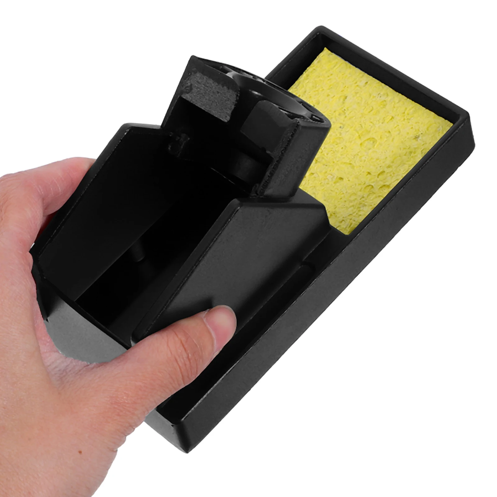 

Universal Soldering Iron Stand Stable Support for Wood Burning Pen Holder Woodburning Tool Accessories with Cleaning Sponge
