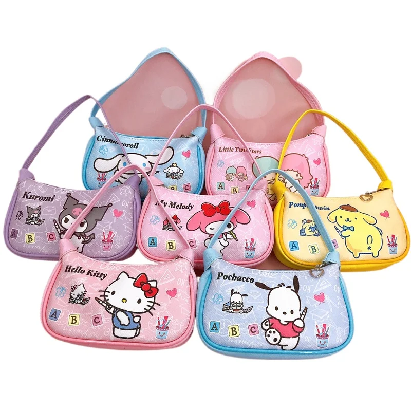 

Кошельки и сумки Sanrio, сумки Hello Kitty для девочек, кавайные кошельки для монет, кошелек My Melody из искусственной кожи