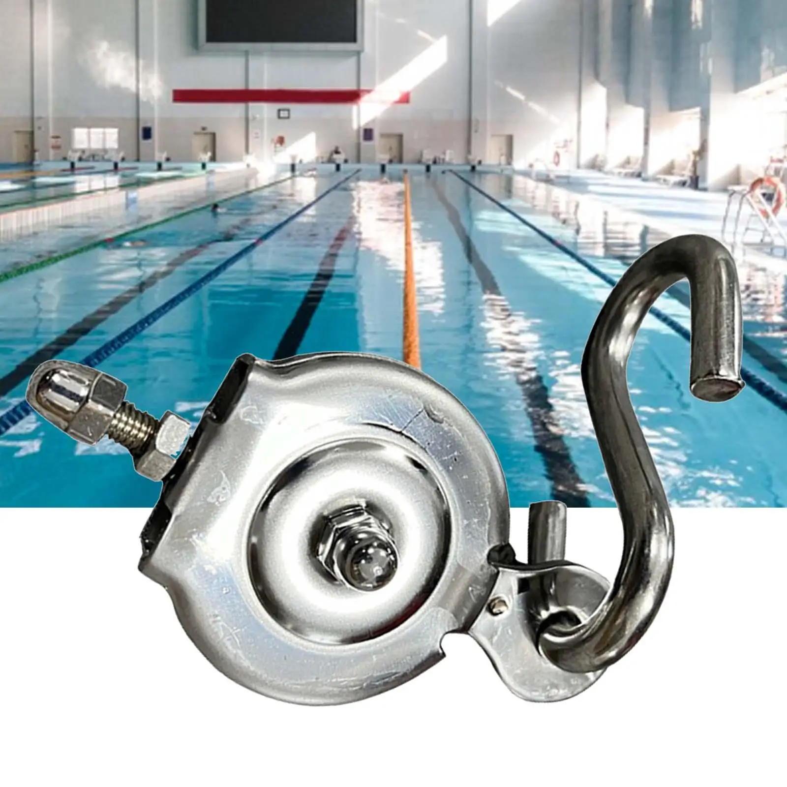 Swimming Pool Lane Line Tensioner Hooks Easy to Use Accessories Rust Resistance Replacement above Ground Lane Line Hook