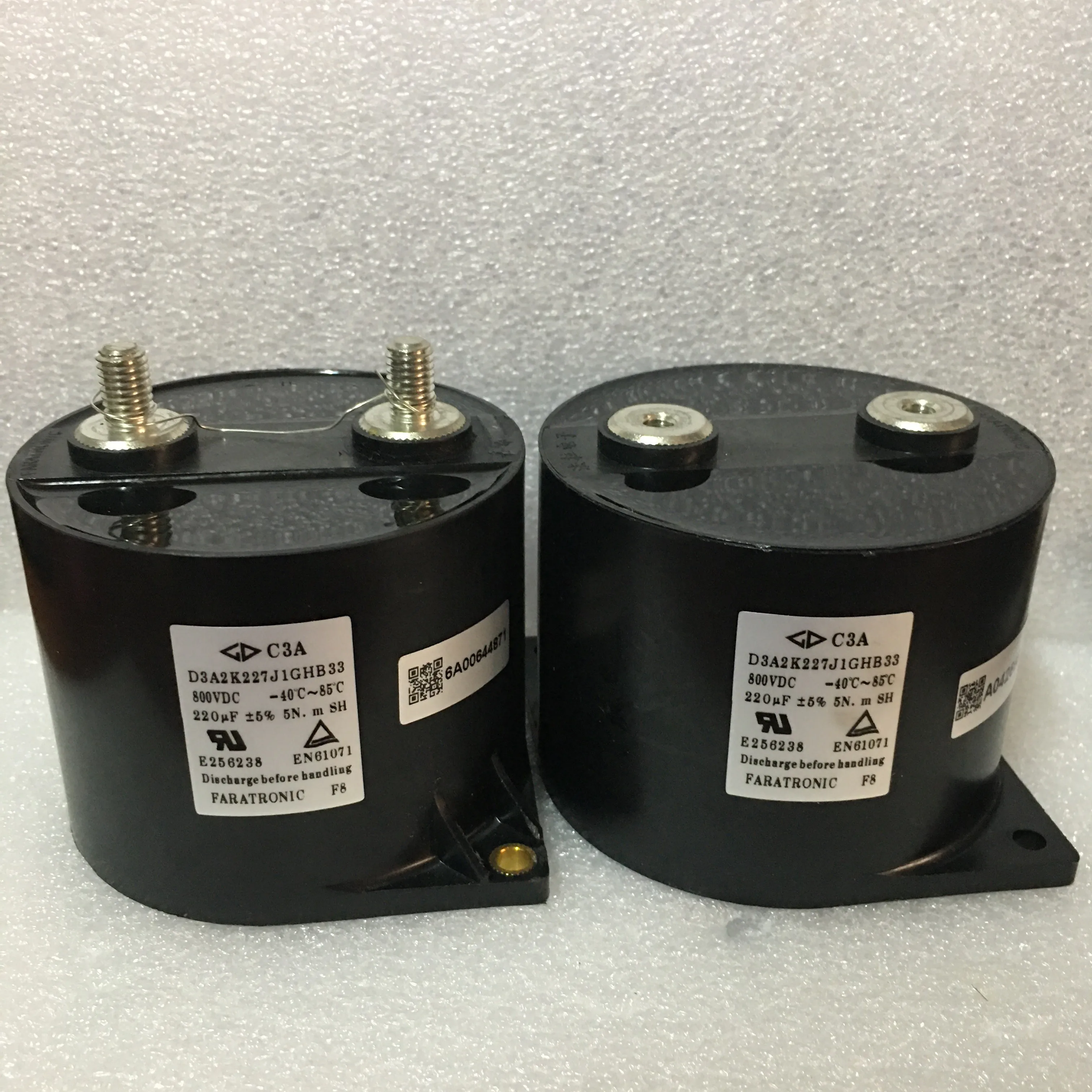 Original GD C3A, D3A2K227J1GHB33 type 220UF 800V inverter DC support capacitor 83*65MM