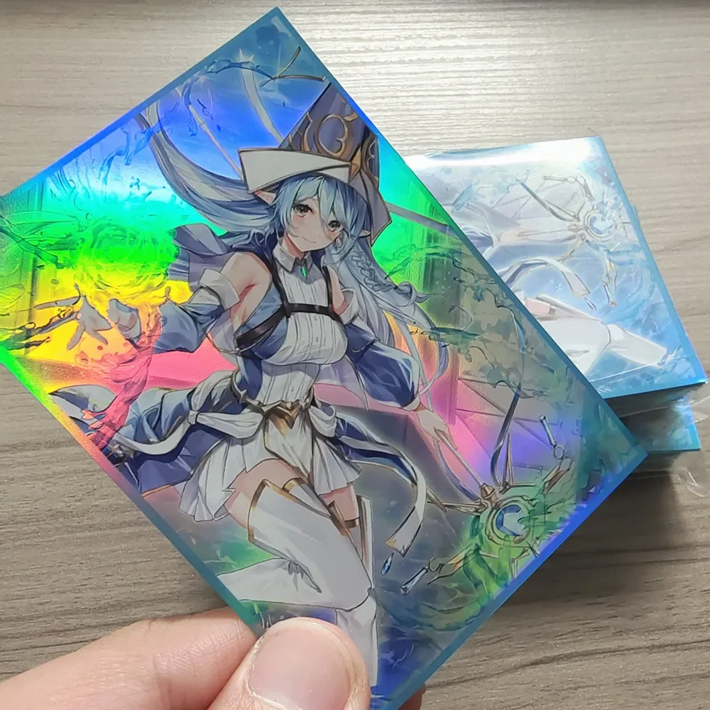 50 PCS/Pack Yugioh Card Sleeves Labyrinth Figures Yu-Gi-Oh! TCG OCG Trading  Cards Laser Flash Shine Protector Case Cover - AliExpress 26
