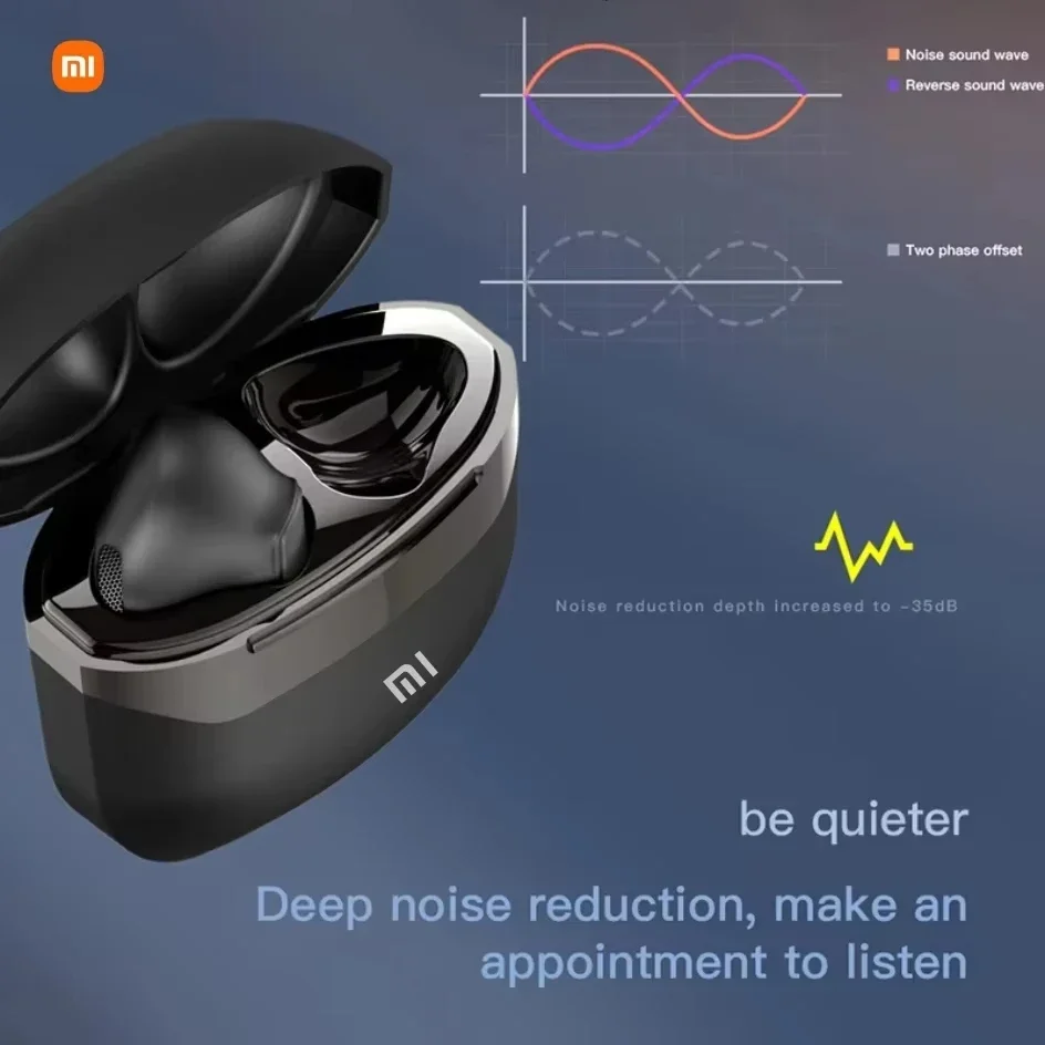 Xiaomi enc/amc air1 com cancelamento de ruído fones de ouvido bluetooth à prova dwaterproof água com cancelamento de ruído inteligente multi funcional