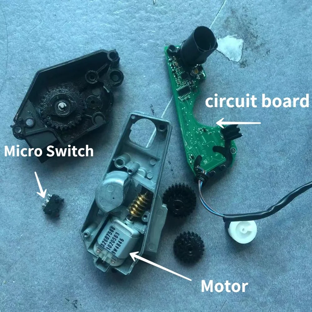 Flip Emblem Camera Electric Reversing Image Motor Engine Repair Kit For VW CC Magotan Golf 6  Mirror Passat Beetle