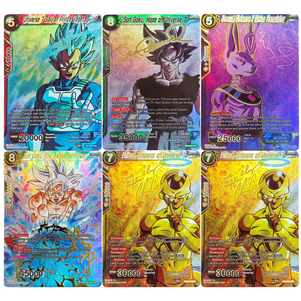 Tarjeta Coleccionable de Anime Dragon Ball Super Masters TB01-004 Torneo del Poder Universo 7 Príncipe Saiyajin Vegeta SPR