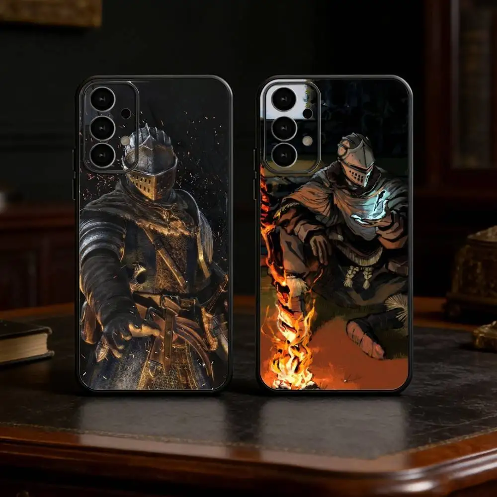 

D-Dark S-Souls Game phone Case For Samsung S25,24,21,22,23,30,Ultra,20,Plus,Fe,Lite,Note Soft Black Cover