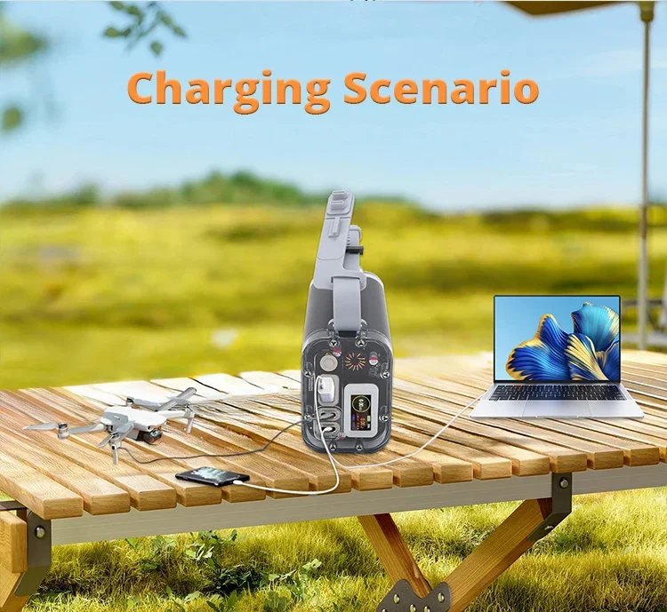 Nouveau design LCO affichage couleur petite banque d'alimentation portable 30000 mah