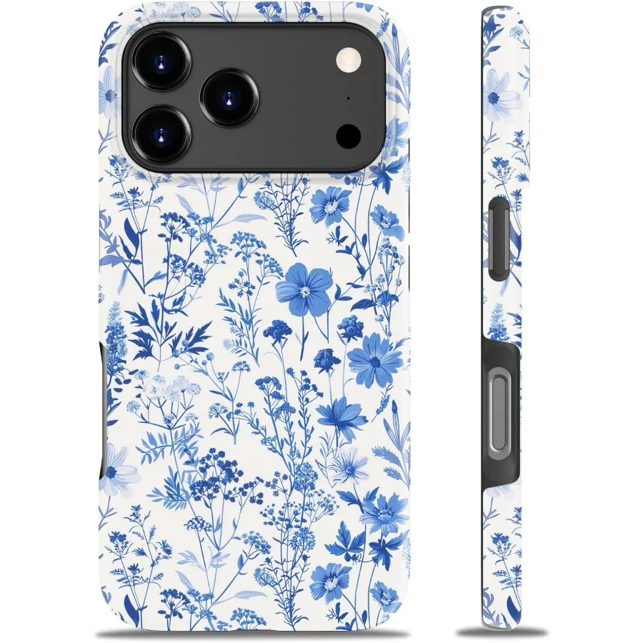 

Чехол для iPhone 17 Pro — совместимость с беспроводной зарядкой — двухслойный жесткий корпус и силиконовый чехол для повышенной защиты