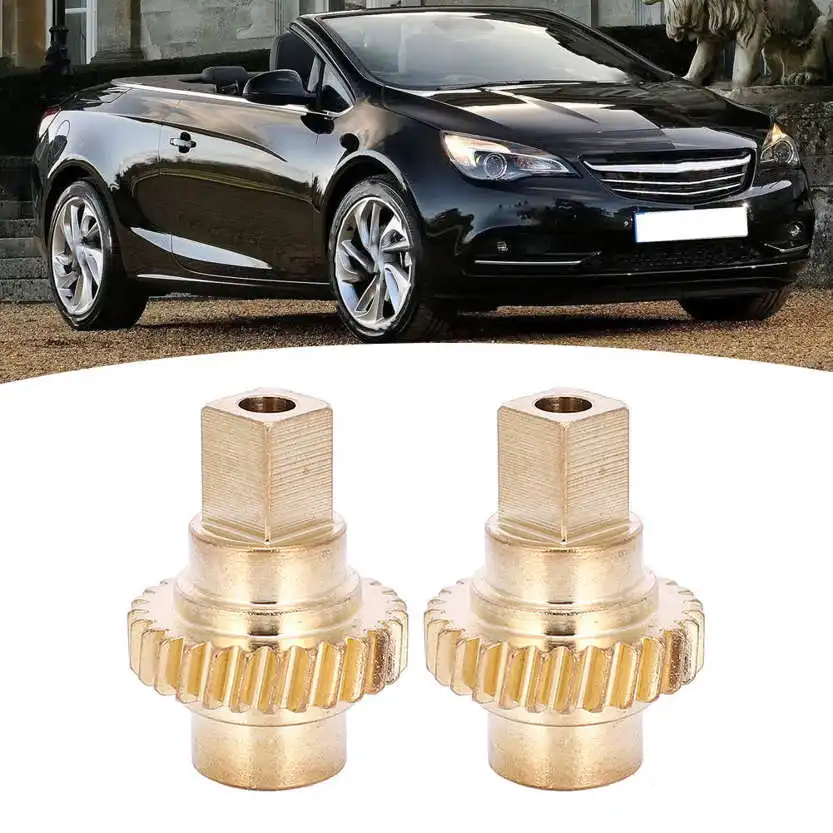 2Pcs for Vauxhall Holden Astra TwinTop Parcel Shelf Roof Motor Gear 93188313 13297951 Auto Accessories