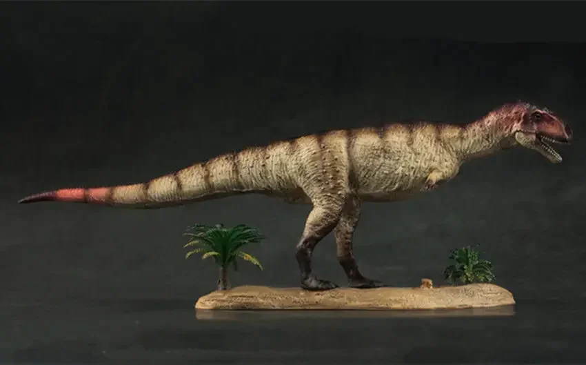 Simulation Majungasaurus Crenatissimus Figure Dinosaur Animal Model Base Home Decor Ancient Biological Adult Collection Toy Gift