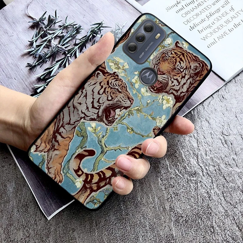 

Japanese tiger Phone Case For Motorola Moto G85 G55 G05 G14 G75 G31 G50 G10 G20 G30 G60 G13 G32 G84 G54 G53 G72 G24 Power